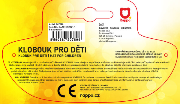 Dětský kovbojský klobouk