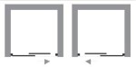 HOPA - Sprchové dveře DUO SLIDE - BARVA rámu - Chrom/Leštěný hliník (ALU), Rozměr A - 110 cm, Rozměr C - 195 cm, Směr zavírání - Univerzální Levé / Pravé, Výplň - Čiré bezpečnostní sklo - 6 mm BCDUOSL11CC