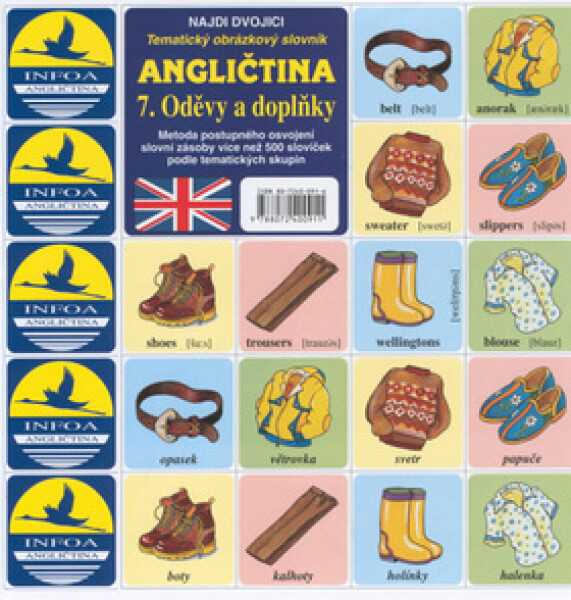 Najdi dvojici Angličtina Oděvy doplňky