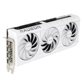 ASUS Prime Radeon RX 9070 XT White OC / Grafická karta / 2480 MHz / 16GB GDDR6 / 256-bit / 1x HDMI + 3x DP / 750W (8+8+8 (90YV0L75-M0NA00)
