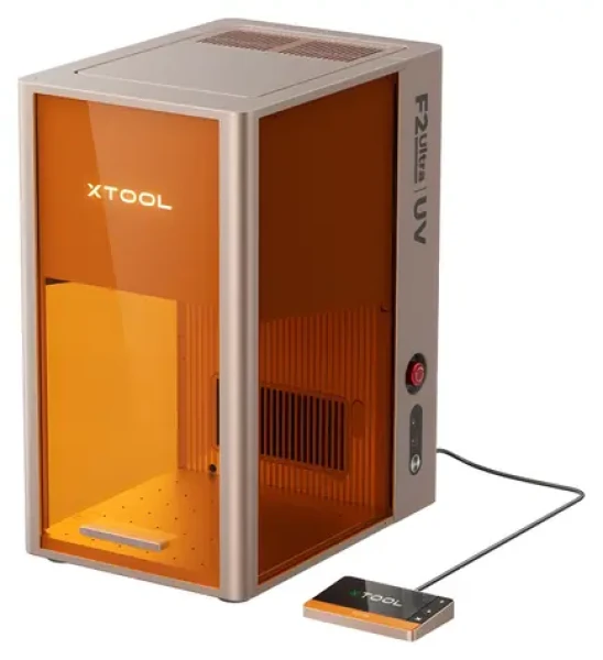 XTool F2 Ultra UV / Laserový gravírovací stroj / UV laser 5W 355nm / 200x200 mm / 15000 mm/s / dvě 48MP kamery (P0101000396)