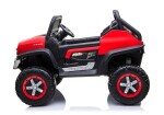 Mamido Dětské elektrické autíčko Mercedes Unimog 4x4 červené