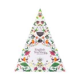 ETS Adventní kalendář čajový Trojúhelník Bílý 25 pyramidek
