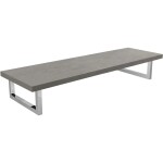 CERANO Deska pod umyvadlo Navira Pro + 2 konzole pod desku - betonově šedá - 100x46x3,6 cm - 606240
