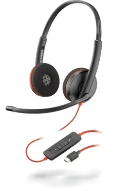 Poly Blackwire C3220 černá / Náhlavní souprava / mikrofon / jedno sluchátko / USB-C (209749-22)