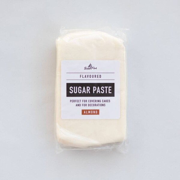 SweetArt potahovací a modelovací hmota s příchutí marcipánu White (500 g)