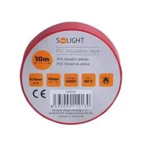 Elektrikářská páska PVC izolační 15 mm x 10 m, červená