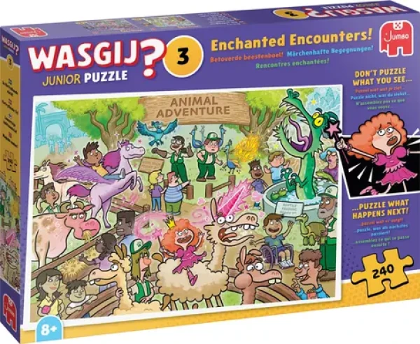 JUMBO Puzzle WASGIJ Junior 3: Kouzelná setkání!