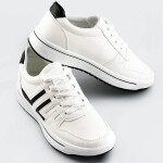 Bílo-černé dámské sportovní boty (AD-587) Barva: odcienie bieli, Velikost: XL (42)