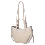 Stylová semišová kabelka na rameno LB Andrea, béžová