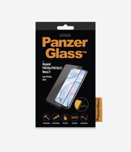 PanzerGlass Case Friendly Tvrzené sklo pro Huawei P40 Lite černá (5711724053672)