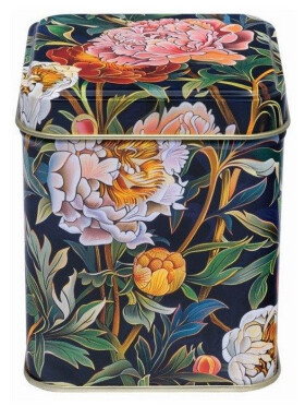 Plechovka čtvercová Arts & Crafts - Peony