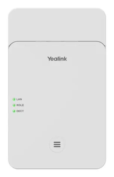 Yealink W75 Mini MC bílá / DECT základnová stanice / PoE / 20x SIP / dosah 300 m (1302032)
