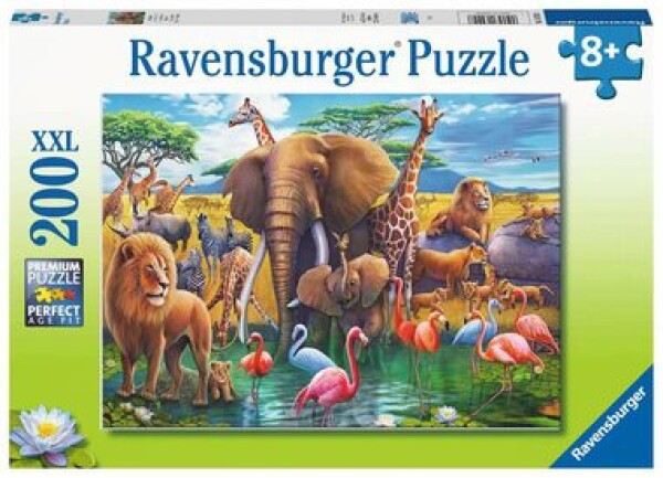 Ravensburger 132928 Zvířata u napajedla 200 XXL dílků