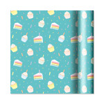Dárkový papír - role 2 m × 70 cm - Dortíky a cupcakes - Albi