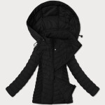 Lehká černá dámská bunda s odepínací kapucí J Style (16M9230-392) odstíny černé M (38)