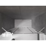 MEXEN/S - Velar Duo posuvné sprchové dveře 170 cm, grafit, bílá 871-170-000-42-20