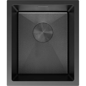 MEXEN - Trixo ocelový dřez 1-bowl 370 x 440 mm, černá HC 6412371000-70HC