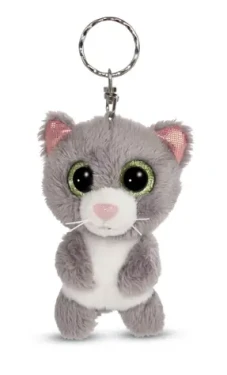NICI Glubschis klíčenka Kočka šedá Felinja 9cm