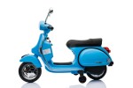 Mamido Dětský elektrický skútr Vespa PX150 12V modrý