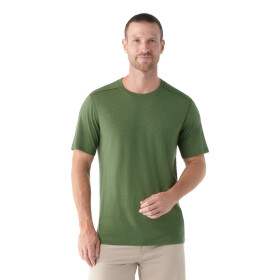 Pánské merino tričko s krátkým rukávem SMARTWOOL Men's Merino Short Sleeve Tee Boxed, Fern Green velikost: L