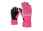 Ziener Lejano AS dětské zimní rukavice Pop Pink vel. 6