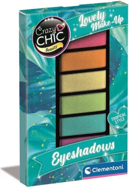 Clementoni Crazy Chic Teen: MakeUp Eyes Tropical Vibe