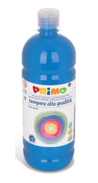 PRIMO Alta školní temperová barva 1l - modrá cyan 501