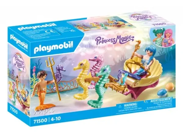 Playmobil® Princess Magic 71500 Mořská panna s kočárem s mořskými koníky