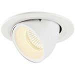 Paulmann 92907 Whirl LED vestavné svítidlo, LED, pevně vestavěné LED, 4.9 W, hliník (kartáčovaný), saténová, sada 3 ks