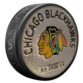 Mustang Puk Chicago Blackhawks NHL Silver Established Medallion