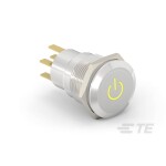 C & K Switches U811J85W3GE223 tlačítko 120 V, 28 V/DC 1 A 1x zap/(zap) červená (š x v) 15.24 mm x 12.70 mm 1 ks Bulk