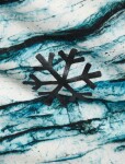 Dámské merino tričko s dlouhým rukávem ICEBREAKER Wmns 200 Oasis LS Crewe POW AOP, Snow Aop velikost: M