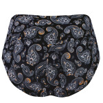 Dámské kalhotky Paisley maxi - JULIMEX černá S