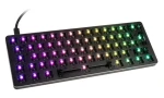 Glorious GMMK Compact barebone ISO černá / herní klávesnice / bez spínačů / USB-C / ISO layout / RGB / 1.8m (GMMK-COMPACT-RGB-ISO)