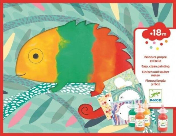 DJECO Malování prstíky pro nejmenší - Zvířátka