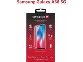 SWISSTEN FULL GLUE COLOR FRAME CASE FRIENDLY sklo pro SAMSUNG GALAXY A36 5G černá (54501874)
