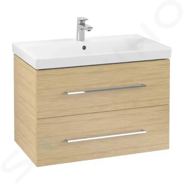 VILLEROY & BOCH - Avento Umyvadlová skříňka, 780x514x452 mm, 2 zásuvky, Nordic Oak A89100VJ