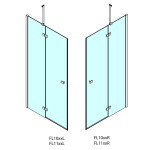 POLYSAN - FORTIS LINE sprchové dveře 1300, čiré sklo, levé FL1113L