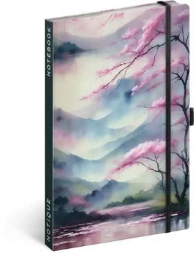 NOTIQUE Notes Sakura, linkovaný, 13 x 21 cm (A-34373)