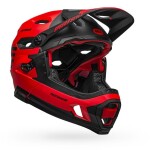 Cyklistická helma Bell Super DH Spherical fasthouse matte red/black M