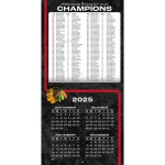 JF Turner Kalendář Chicago Blackhawks NHL 2026 Wall Calendar