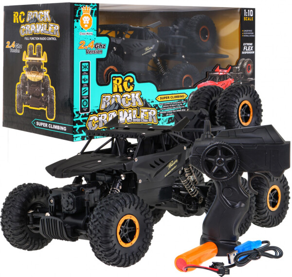Mamido Terénní autíčko na dálkové ovládání Crawler Rock 1:10 černé