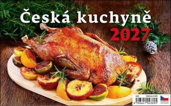 Kalendář stolní 2027 - Česká kuchyně