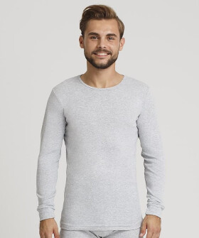 Pánské tričko Gucio dl/r M-2XL světle šedá L