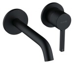 KLUDI - Nova Fonte Umyvadlová baterie pod omítku, 2-otvorová instalace, matná černá 202443915