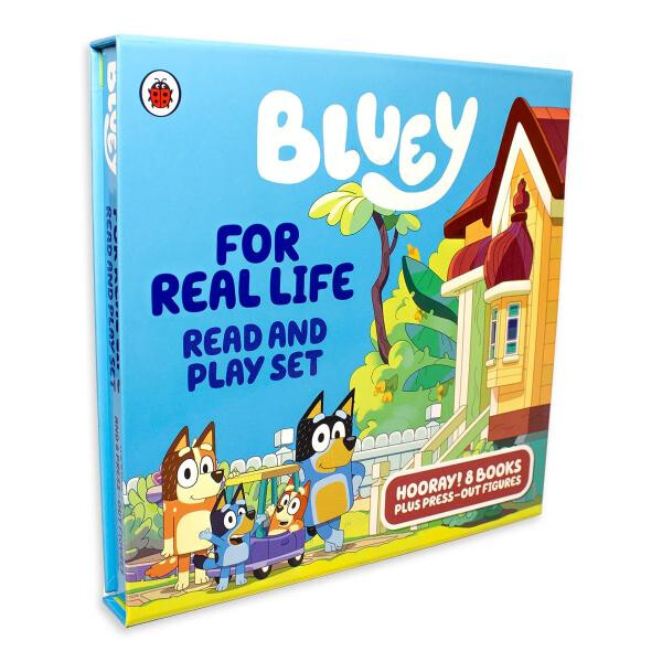 Bluey: For Real Life. Read and Play Set - Bluey