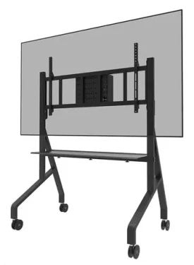 Neomounts BOS FL50-575BL1 / stojan na podlahu pro televize / velikost 65-110" / VESA 100x100 - 1100x600 / nosnost 125 kg (FL50-575BL1)