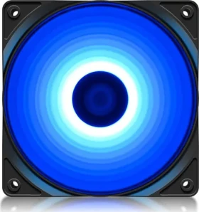 DEEPCOOL RF120B čirá / modrá LED / 120mm / 48.9 CFM / 21.9dB @ 1300 RPM (DP-FLED-RF120-BL)