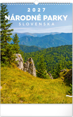 NOTIQUE Nástenný kalendár Národné parky Slovenska 2027, 33 x 46 cm